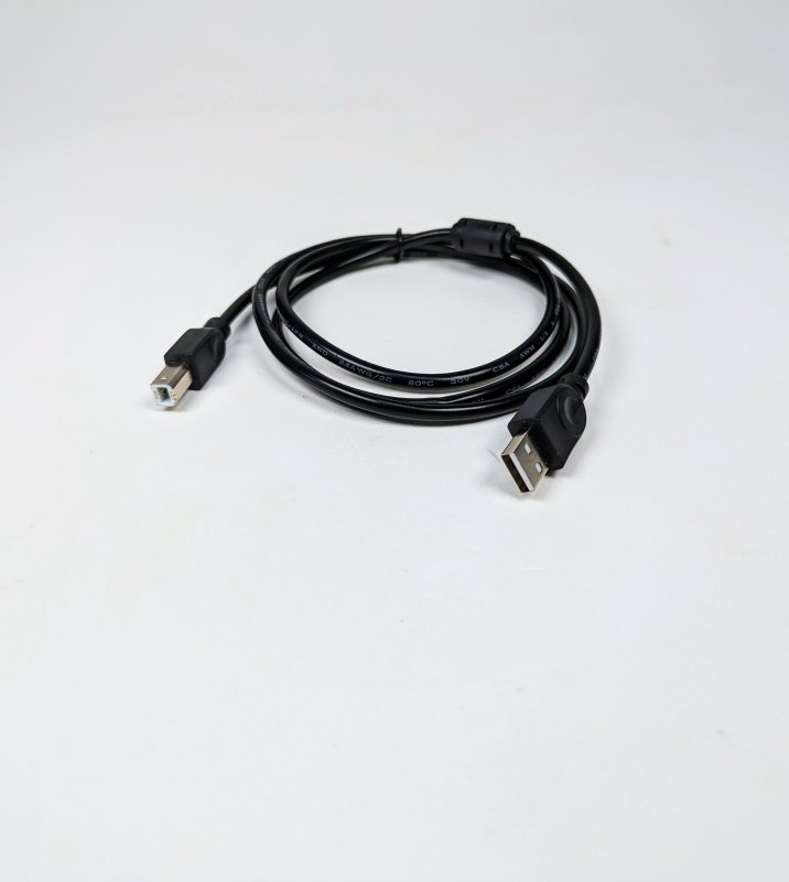 Кабель USB для принтера с фильтром 1,5м чёрный
