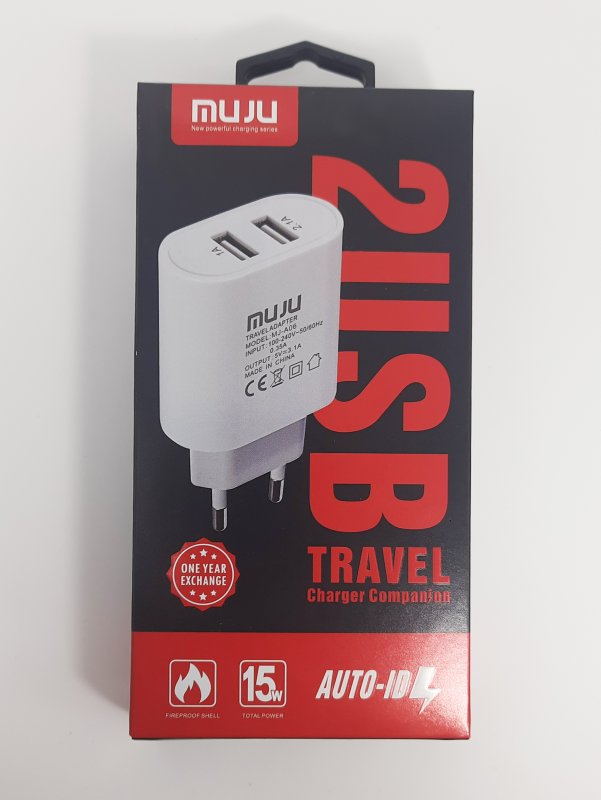 Сетевой USB адаптер MUJU UNS-616 3.4А